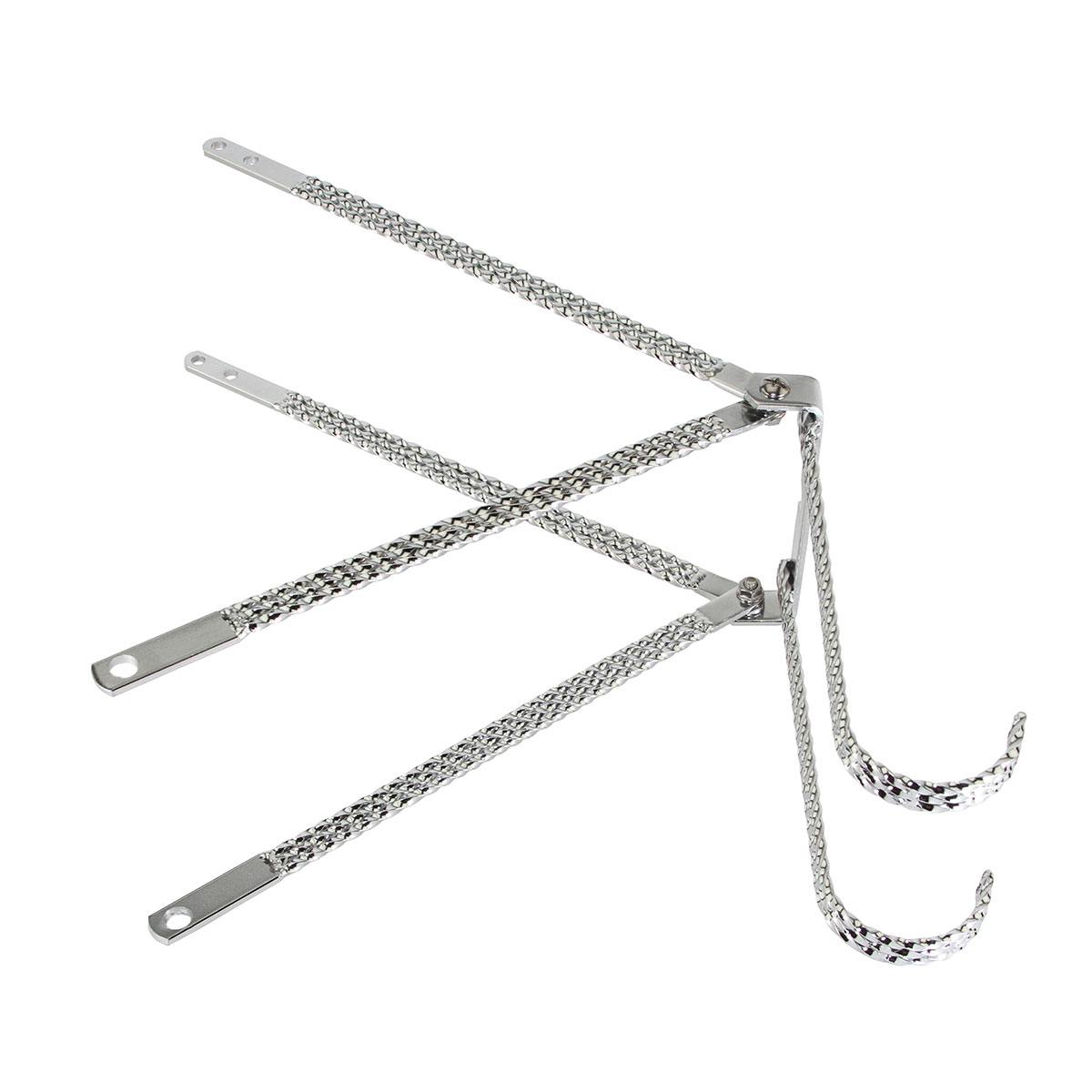 20 Lowrider Triple Square Twisted Continental Kit Chrome.